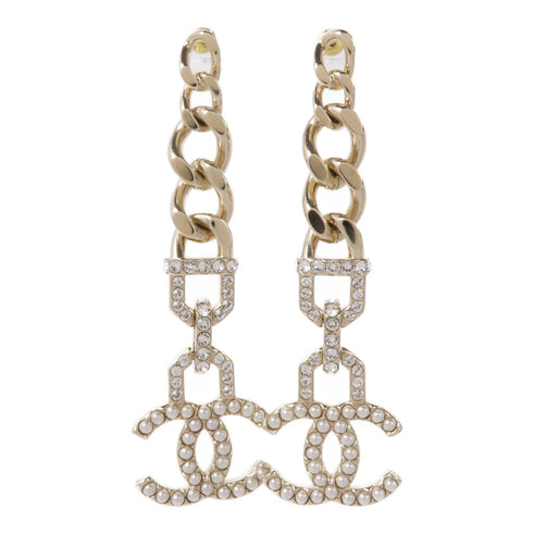 CHANEL CC Earrings Metal