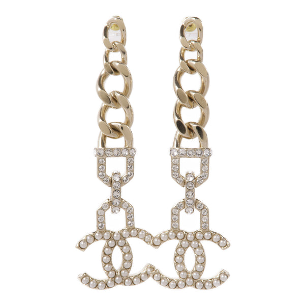 CHANEL CC Earrings Metal