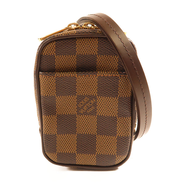 LOUIS VUITTON LV GHW Okapi PM Shoulder Bag N61738 Damier Brown