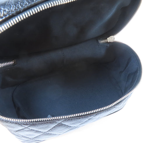 CHANEL Quilted CC SHW Chain Shoulder Bag Calfskin Leather/PVC Black