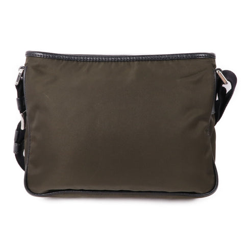 PRADA Shoulder Bag 2VH093 Canvas Khaki