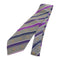 BURBERRY Necktie Tie Silk Grey/Purple
