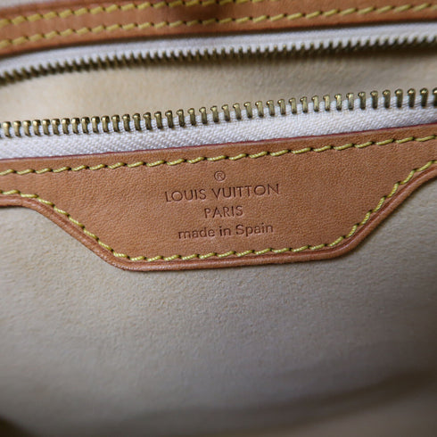 LOUIS VUITTON LV GHW Hampstead MM Shoulder Tote Bag N51206 Damier Azur White