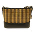 CHANEL CC Gabrielle Small Shoulder Bag Rattan Black/Brown