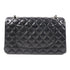 CHANEL Quilted CC SHW Classic 25cm Chain Shoulder Bag Lambskin Leather Black