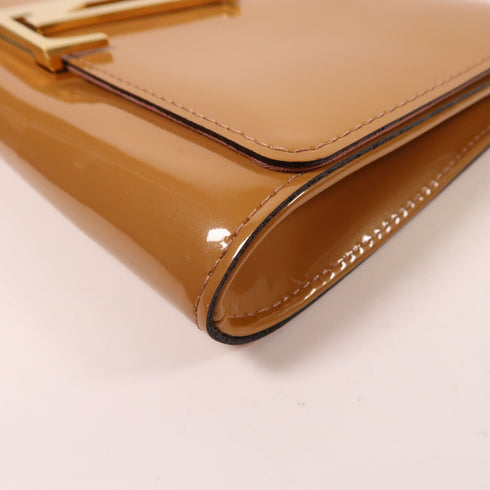 LOUIS VUITTON LV GHW Louise Clutch Bag M94269 Monogram Vernis Gold