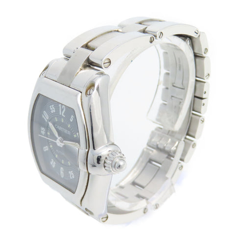 CARTIER Roadster Automatic Watch 2510 Stainless Steel Black
