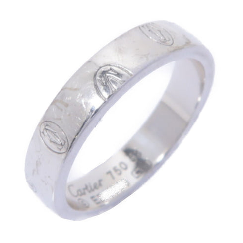 CARTIER Happy Birthday Ring 18K White Gold US#6.25 Cartier#53