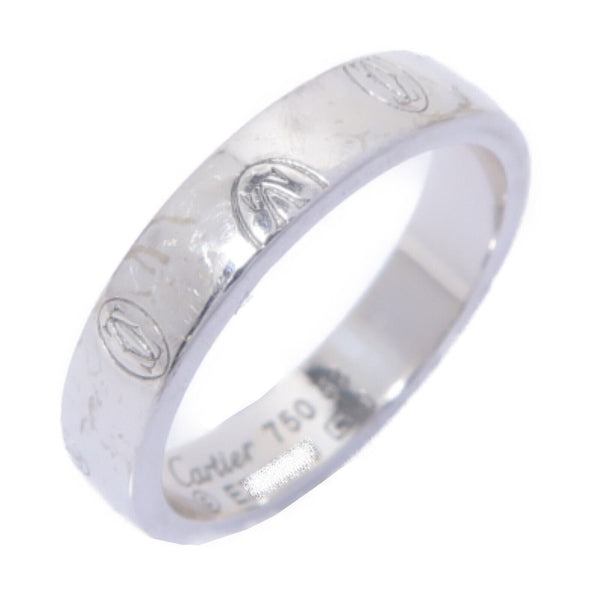 CARTIER Happy Birthday Ring 18K White Gold US#6.25 Cartier#53