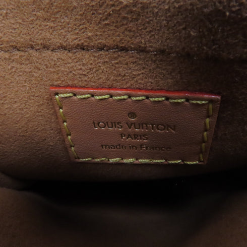 LOUIS VUITTON LV GHW Petit Sac Plat 2 Way Shoulder Bag M80288 Canvas Leather