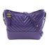 CHANEL CC GHW SHW Gabrielle Chain Shoulder Bag Calfskin Leather Purple