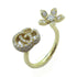 GUCCI GG Diamond Ring 18K Yellow Gold US#6 Gucci#12