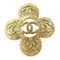 CHANEL CC Brooch Pin Metal Gold