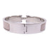 HERMES Clic H Bangle Bracelet Accessories Enamel Metal Beige