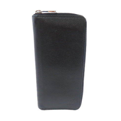 LOUIS VUITTON LV SHW Zipper Wallet Vertical Long Wallet M30503 Taiga Black
