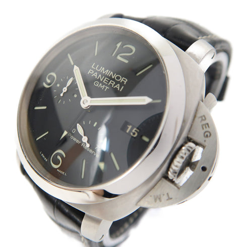 PANERAI Luminor Automatic Watch PAM00321 Leather Black