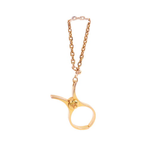 HERMES GHW Filou Glove Clip Charm Metal