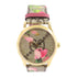GUCCI GG Timeless Quartz Watch SS Coated Leather Belt YA1264038A Brown Pink