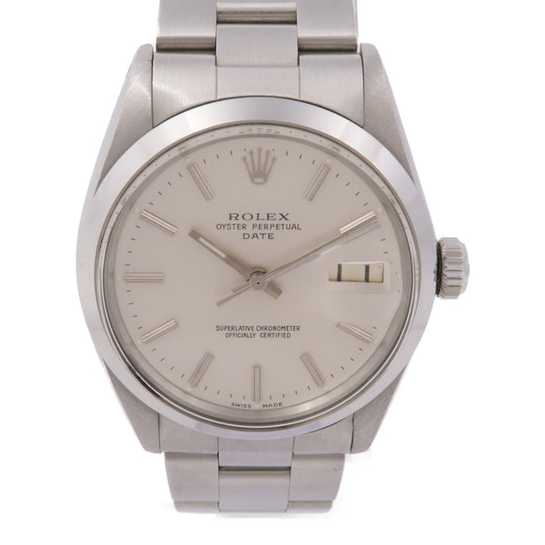 ROLEX Oyster Perpetual 34mm 1500 Automatic Watch Stainless Steel White