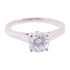 CARTIER 0.55ct Diamond Engagement Ring US#4.25 Cartier#48 PT950 Platinum