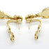 BVLGARI Onyx Earrings 18K Yellow Gold Black