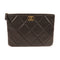 CHANEL CC GHW Clutch Lambskin Leather AP0952 Black