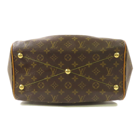 LOUIS VUITTON LV GHW Tivoli GM Shoulder Bag M40144 Monogram Brown v10
