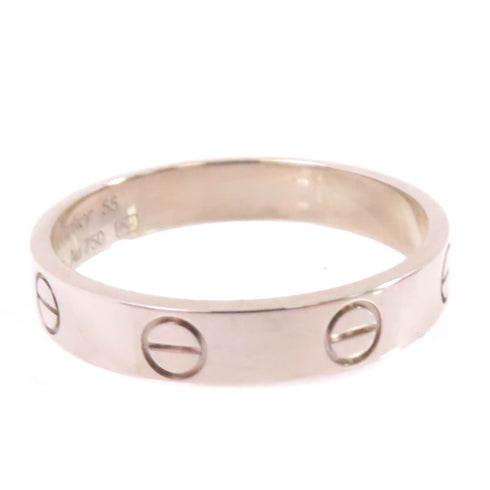 CARTIER Love Ring US#7 Cartier#55 18K White Gold