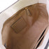 COACH GHW Eliza Shoulder Bag Coated Canvas CP005 Brown White