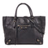 BALENCIAGA SHW Papier Mini 2 Way Bag 305572 Lambskin Leather Black