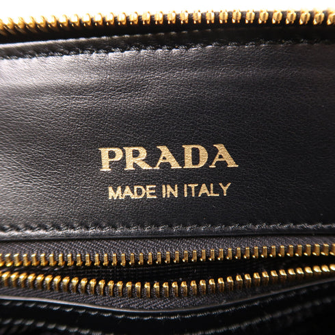 PRADA GHW Promenade 2 Way Shoulder Bag 1BA143 Calfskin Leather