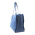 CHANEL CC SHW Tote Bag Shoulder Bag Lambskin Leather Blue