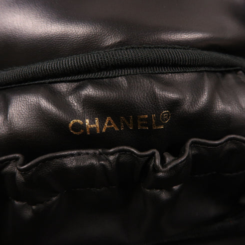 CHANEL CC GHW Hand Bag Calfskin Leather Black