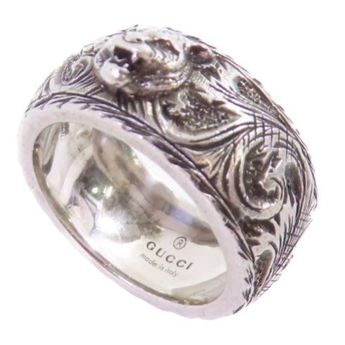 GUCCI GG Arabesque Ring Gucci#12 US#5.75 433571 925 Sterling Silver