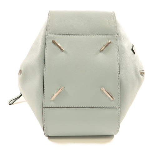 LOEWE SHW Hammock Bag 2 Way Bag Calfskin Leather Light Blue