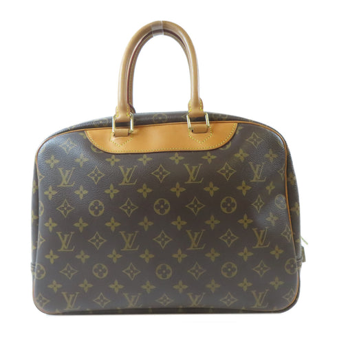 LOUIS VUITTON LV GHW Deauville GM Handbag M47270 Monogram Brown v2