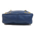 Furla GHW Shoulder Bag Calfskin Leather Blue