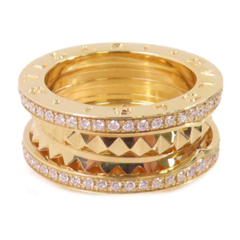 BVLGARI B.Zero1 Rock Diamond Ring US#4.5 Bvlgari#49 18K Yellow Gold