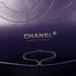 CHANEL CC SHW Large Classic Chain Shoulder Bag Lambskin Leather Purple