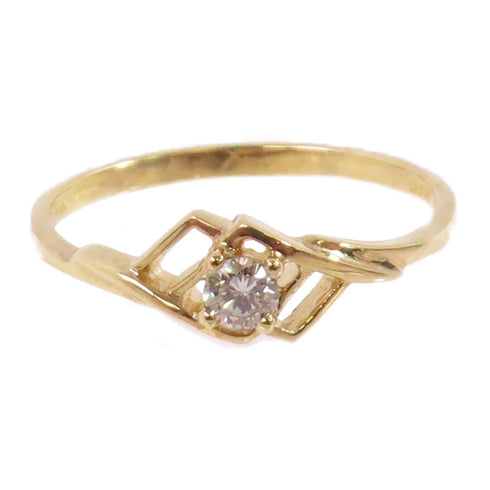 JEWELRY Diamond Ring US#6.5 18K Yellow Gold v1
