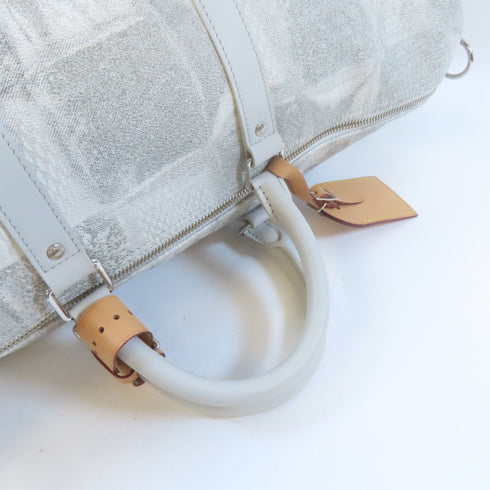 LOUIS VUITTON LV Keepall 50 Bandouliere Travel Boston Bag N50069 Coated Canvas