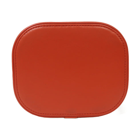 CHANEL CC GHW Vanity Case 2 Way Chain Shoulder Bag Handbag Lambskin Leather Red