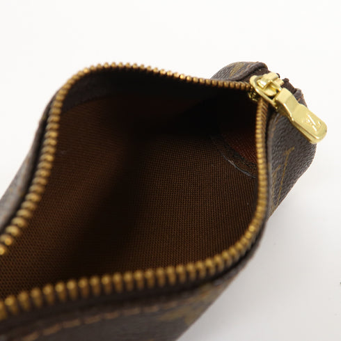 LOUIS VUITTON LV GHW Micro Popillon Coin Case M00354 Monogram Brown