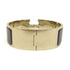 HERMES PHW Clic-Clac Bracelet Bangle Metal Purple