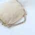 CHANEL CC SHW Shoulder Bag Lambskin Leather Beige