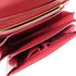 CELINE GHW Classic Box Shoulder Bag Calfksin Leather Red