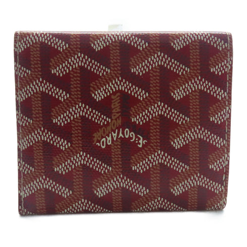 GOYARD Card Case Coated Canvas Red