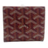 GOYARD Card Case Coated Canvas Red