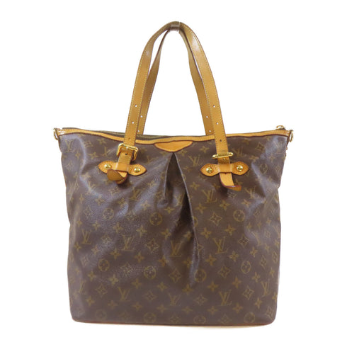 LOUIS VUITTON LV GHW Palermo GM 2 Way Shoulder Bag M40146 Monogram Brown