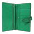 HERMES PHW Bearn Soufflet Wallet 039078CC Chevre Leather Green